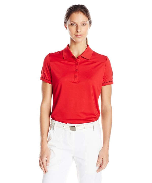 Collection Womens Short sleeve Yoked Polo - Cherry Red - C912E02TJ11