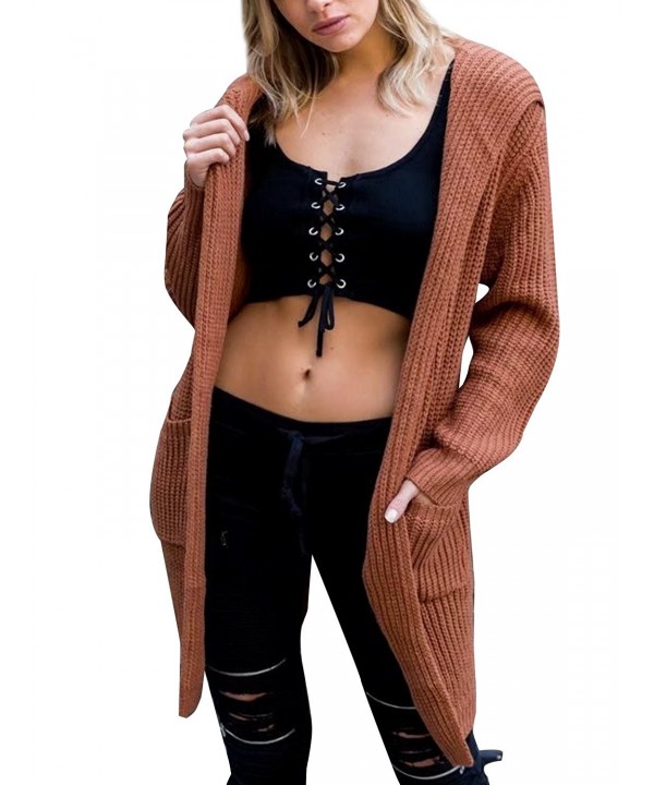 Simplee Womens Casual Cardigan Sweater