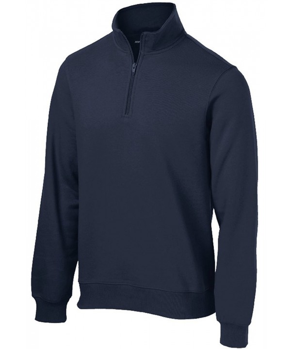 Men's Athletic 1/4-Zip Sweatshirt in Sizes XS-4XL - True Navy - CK11ITA5DTH