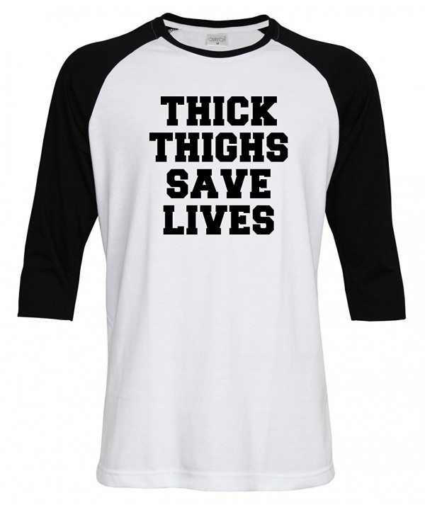 Thick Thighs Unisex Baseball T Shirt