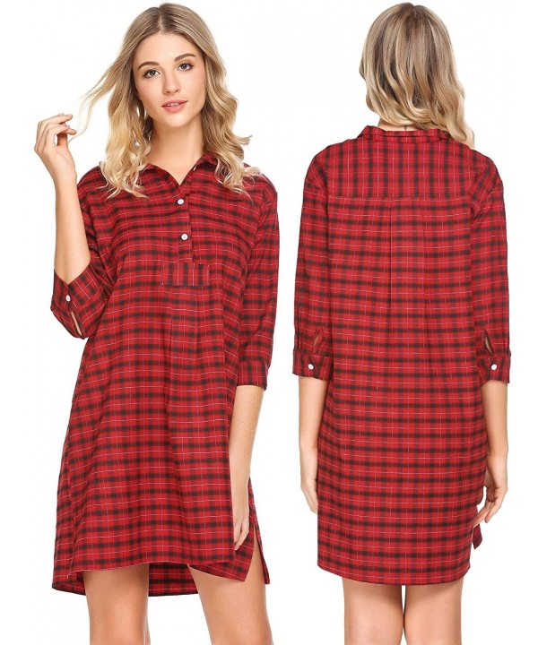 boyfriend red button up shirt womens