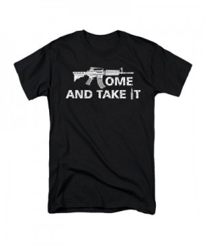 Come and Take It 2nd Amendment Gun Rights Men's T Shirt - C11822SWTEX