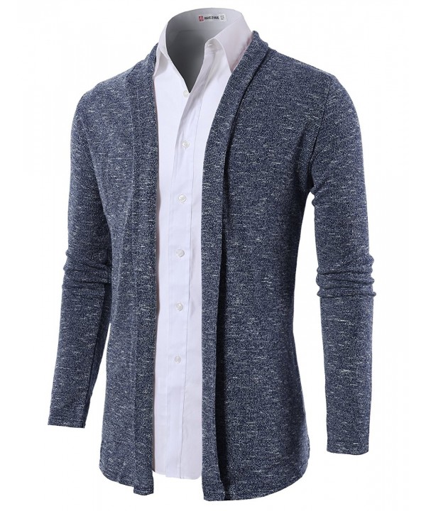 Men's Shawl Collar Cardigan Sweater Button Front Assorted Color ...