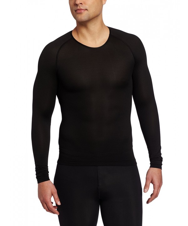Men's Base Layer Long Shirt - Black - CQ1181B9WFB