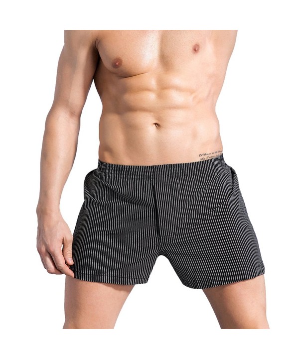 Men's 4-Pack Cotton Loose and Comfortable Ultra-Thin Boxer Briefs ...