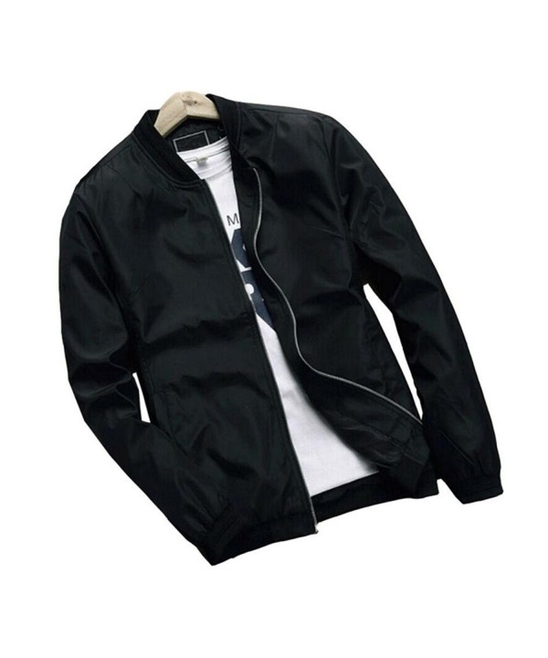 Paul JonesMen's Shirt Men's Fashion Casual Warm Zip Up Jacket Cotton ...
