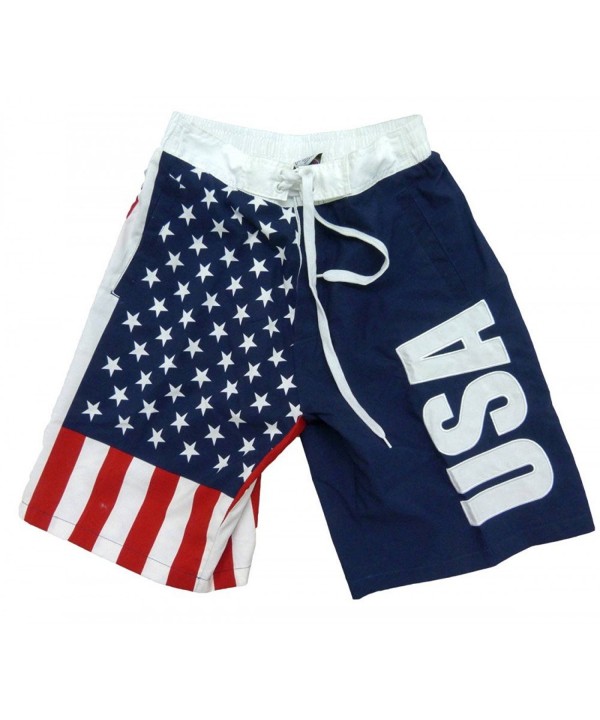 American Flag Boardshorts Adult Large