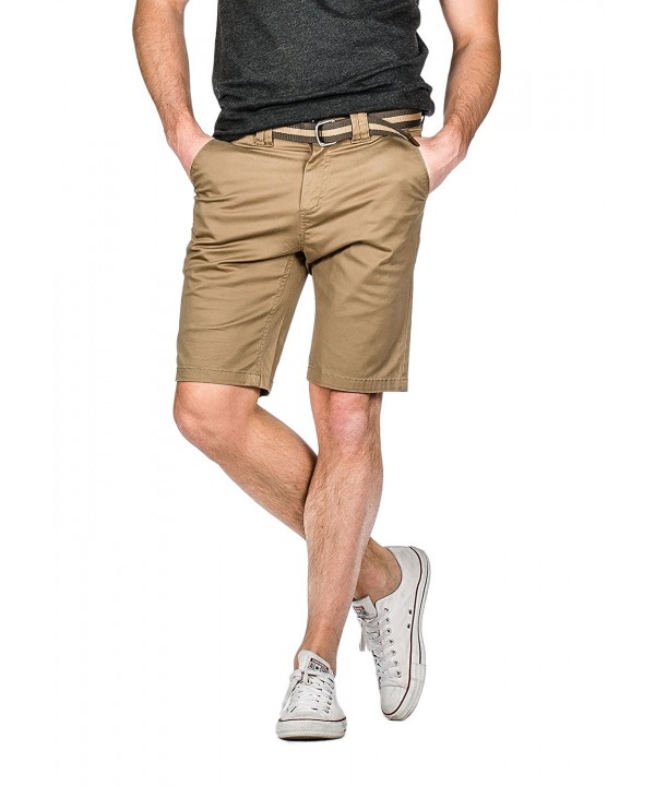Straight Fit Casual Twill Shorts 