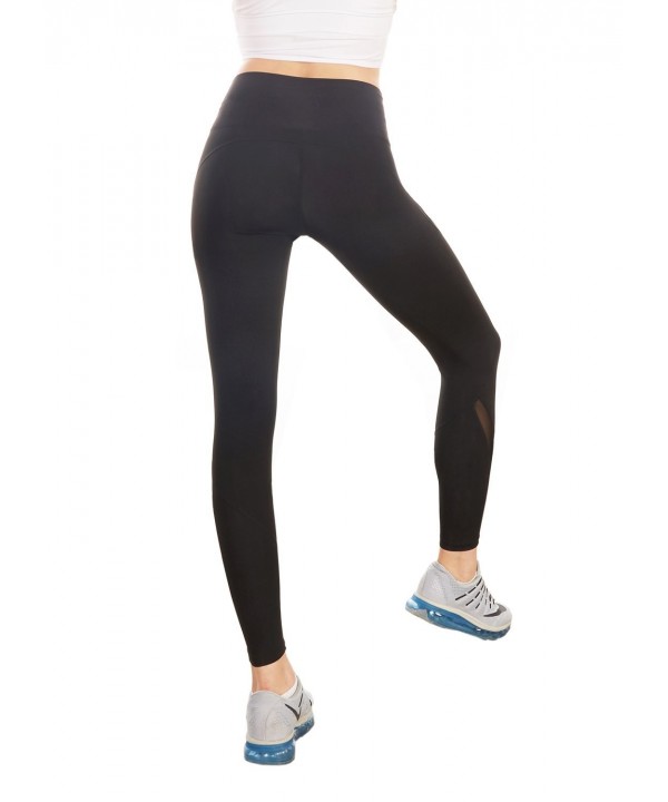 Stretchy Leggings Fitness Through 010 XL - Yi010-black - C9188WMU85D